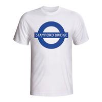 stamford bridge london tube t shirt white