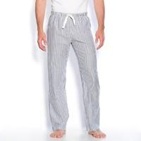 Striped Cotton Poplin Lounge Pants