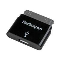 startechcom black apple 30 pin dock connector to micro usb adapter wit ...