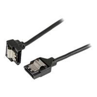 StarTech.com 6in Latching Round SATA to Right Angle SATA Serial ATA Cable