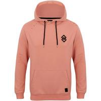 St Dismas Pullover Hoodie with Rips in Rose Tan  Saint & Sinner