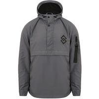 St Chalons Pullover Windbreaker Jacket in Greyward  Saint & Sinner