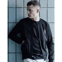 st gerald bomber jacket in black saint sinner