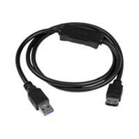 StarTech.com USB 3.0 to eSATA HDD / SSD / ODD Adapter Cable - 3ft eSATA Hard Drive to USB 3.0 Cable