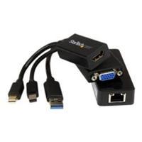 StarTech.com Kit for Surface Pro 4 / 3 - mDP to VGA or HDMI - USB GbE