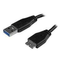 StarTech.com 15cm (6in) Short Slim SuperSpeed USB 3.0 A to Micro B Cable - M/M