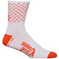 Stolen Goat Roubaix Orange Socks Cycling Socks