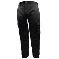 stanley phoenix black work trousers w32 l31