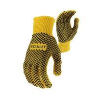 Stanley Large Polyester Cotton & PVC Micro Dot Gripper Gloves