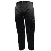 stanley phoenix black work trousers w30 l31