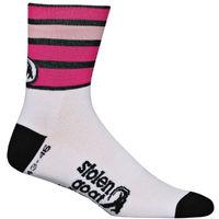 Stolen Goat Pink Gradient Socks Cycling Socks