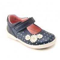 start rite supersoft daisy navy blue leather girls riptape first walki ...