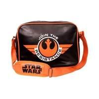Star Wars Vii The Force Awakens Join The Resistance Messenger Bag Black/orange (cd100stw-mb)