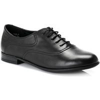 Start Rite Girls Black Runway Leather Shoes boys\'s Children\'s Smart / Formal Shoes in black