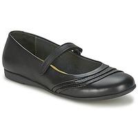 start rite dawn girlss childrens smart formal shoes in black