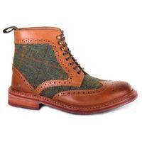 Stornoway II High Ankle Tweed Brogue Boots