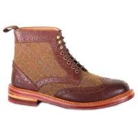 Stornoway II High Ankle Tweed Brogue Boots