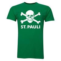 St Pauli Skull and Crossbones T-Shirt (Green)