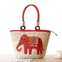 style cici women straw tote brown red black 37639041351