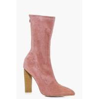 Stretch Sock Boot - blush