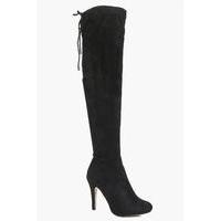 Stiletto Over The Knee Boot - black