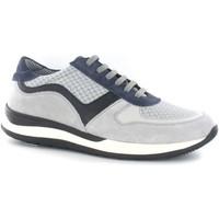 stonefly 108656 shoes with laces man grey mens shoes trainers in grey