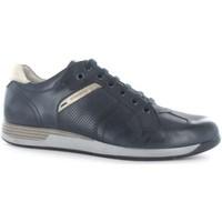 stonefly 108550 classic shoes man blue mens shoes trainers in blue