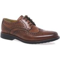 Steptronic Aldershot Mens Formal Lace Up Brogues men\'s Shoes in brown