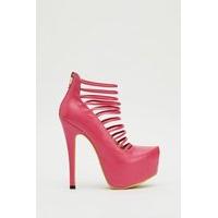 Strappy Platform Court Heels