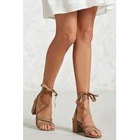 Strappy Ankle-Wrap Heels