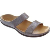 strive lombok womens mules casual shoes in silver