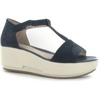 Stonefly 108413 Wedge sandals Women Blue women\'s Sandals in blue