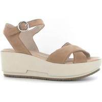 stonefly 108409 wedge sandals women beige womens sandals in beige