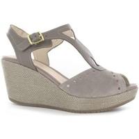 Stonefly 108311 Wedge sandals Women Taupe women\'s Sandals in grey