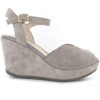 stonefly 108295 wedge sandals women taupe womens sandals in grey