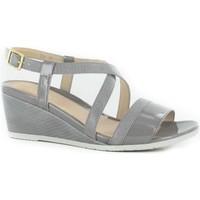 Stonefly 108262 Wedge sandals Women Grey women\'s Sandals in grey