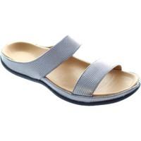 strive lombok womens mules casual shoes in silver