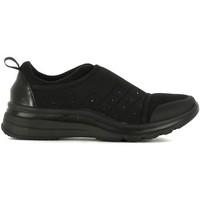 studio italia run06b sneakers women womens slip ons shoes in black