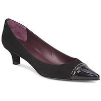 stuart weitzman ziptip womens court shoes in black