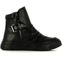 studio italia star06 sneakers women black womens low boots in black
