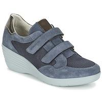 stonefly ebony womens shoes trainers in blue