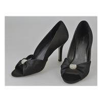 Stunning high black peep toe shoes - Phase Eight - Size 6
