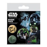 Star Wars Rogue One Button Badge Set Empire