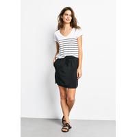 Striped V Tee