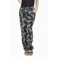 STENCIL CLUSTER TIE WAIST SOFT TROUSER