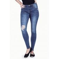 STELLA MID RISE RIP SKINNY JEAN