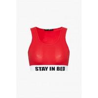 STAY IN BED CROP TOP