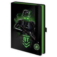 star wars rogue one premium a5 notebook death trooper