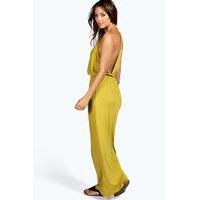 Strappy Back Maxi Dress - chartreuse