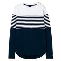 Striped Crewneck Sweatshirt - Shadow Blue